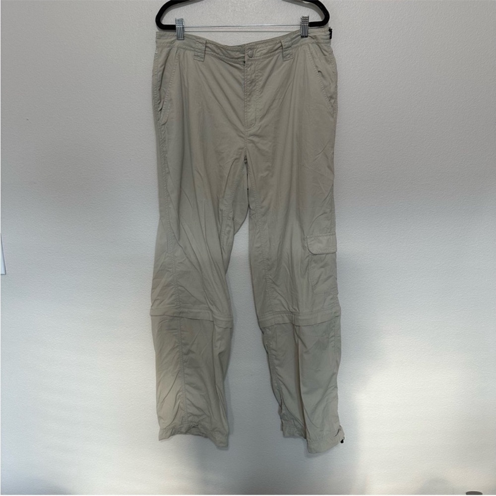 🔥Columbia - Khaki Rip Stop Convertible Hiking Pants - 16